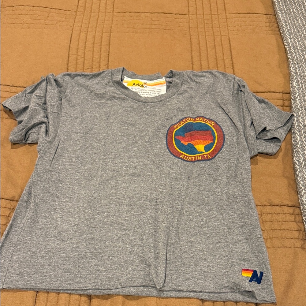 Aviator Nation Women’s Cropped Tee - Austin Texas